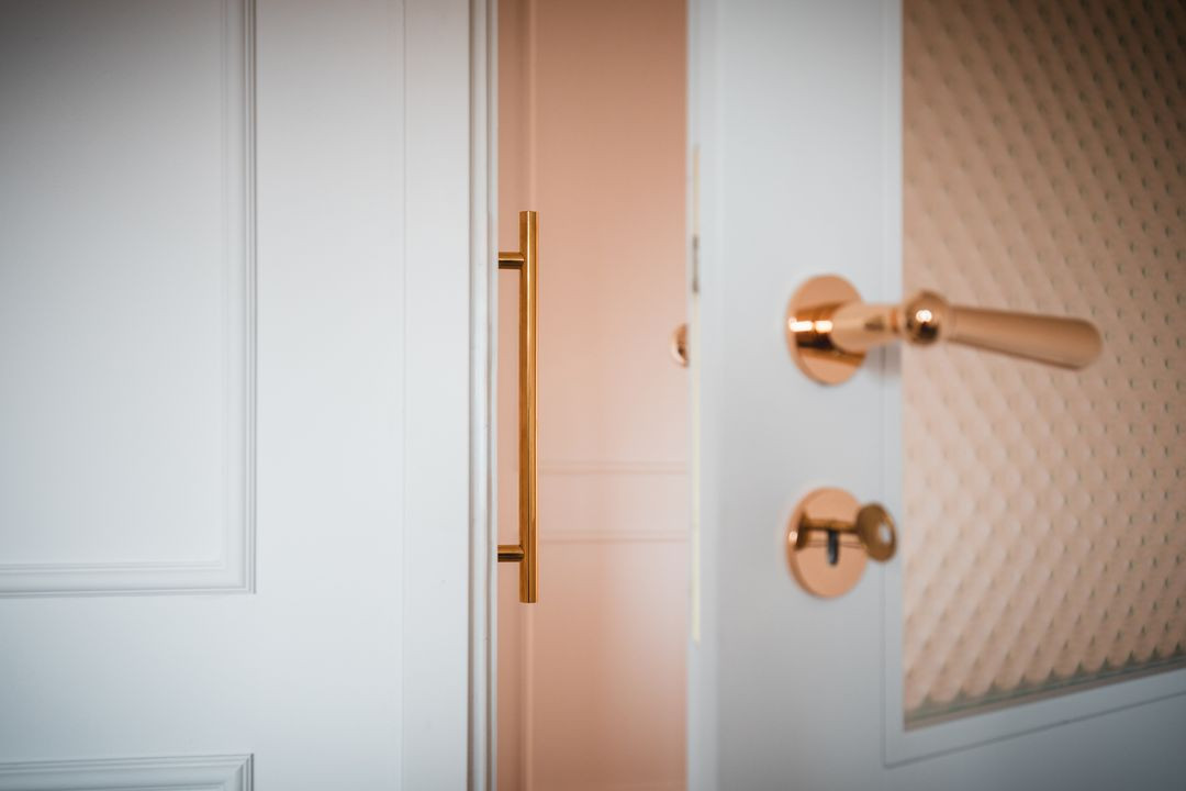 Türgriff in Roségold